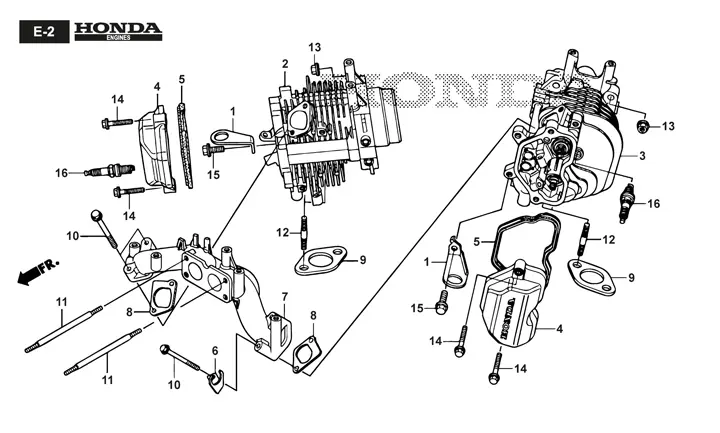 Stiga Estate Pro 9102 XWSY 2T1430381/ST1 - Cylinder Head