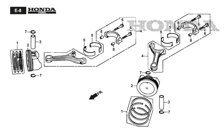 Stiga Estate Pro 9102 XWSY 2T1430381/ST1 - Piston