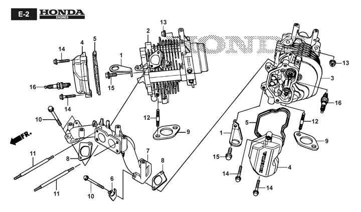 Stiga Estate 7122 HWSY 2T1310381/ST1 - Cylinder Head
