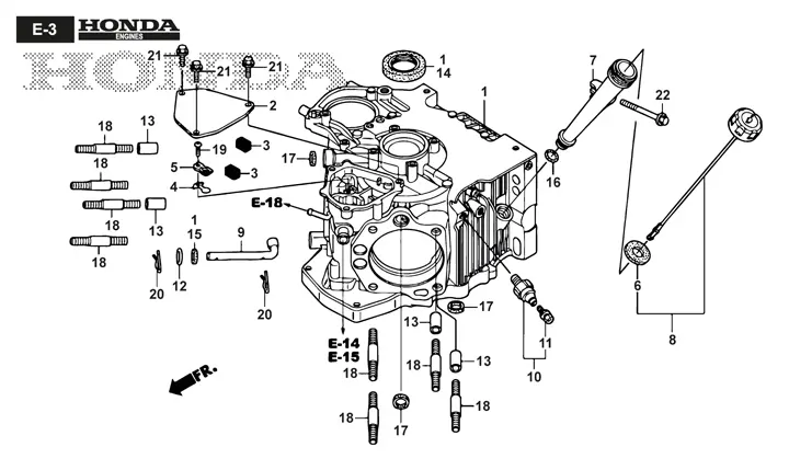 Stiga Estate 7122 HWSY 2T1310381/ST1 - Crankcase