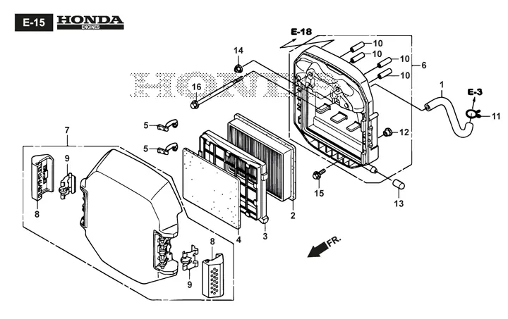 Stiga Estate 7122 HWSY 2T1310381/ST1 - Air Cleaner