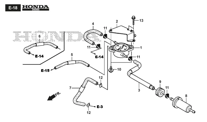 Stiga Estate 7122 HWSY 2T1310381/ST1 - Fuel Pump