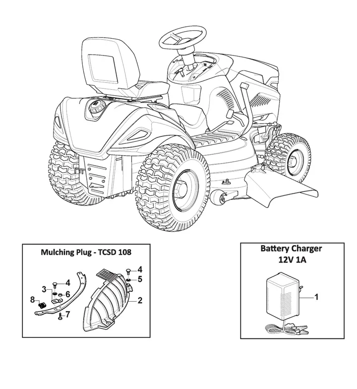 Stiga Tornado 6108HW 2T1845481/ST1 - Optional Extras