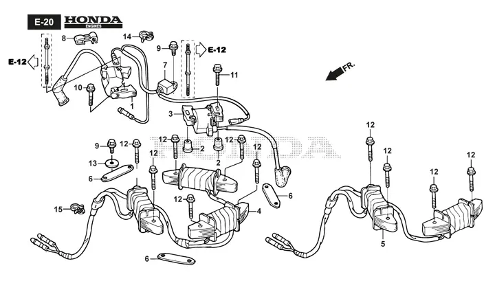 Stiga Estate 3398HW 2T2600381/ST1 - Ignition Coil