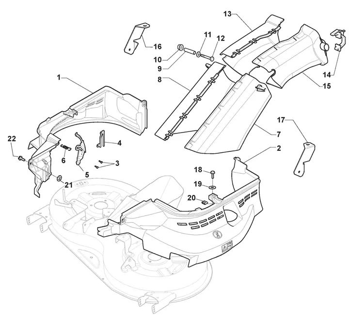 Stiga Estate 3098H 2T2620281/ST1 - Belt Protection