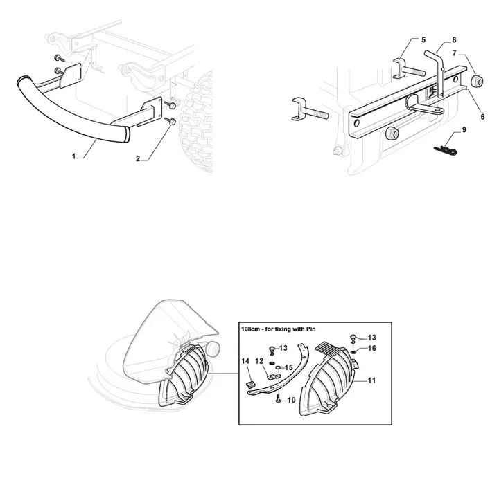 Stiga Tornado 3108HW 2T200381/ST1 - Optional Extras