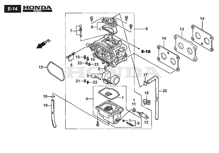 Stiga Tornado 3108HW 2T200381/ST1 - Carburetor