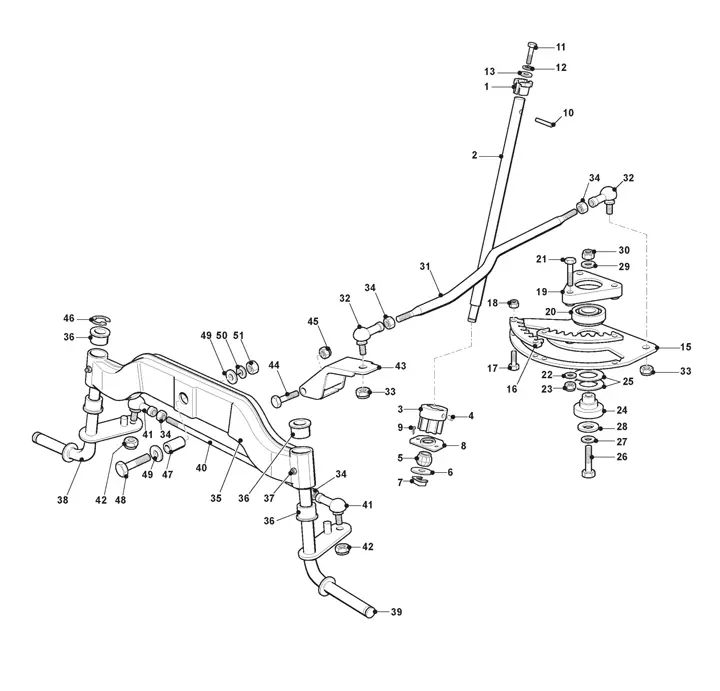 Stiga Estate 7102 HWSY 2T0980381/ST1P - Steering