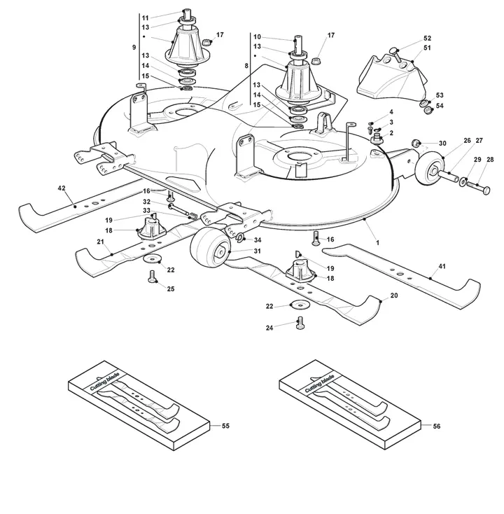 Stiga Estate 7102 HWSY 2T0980381/ST1P - Cutting Plate