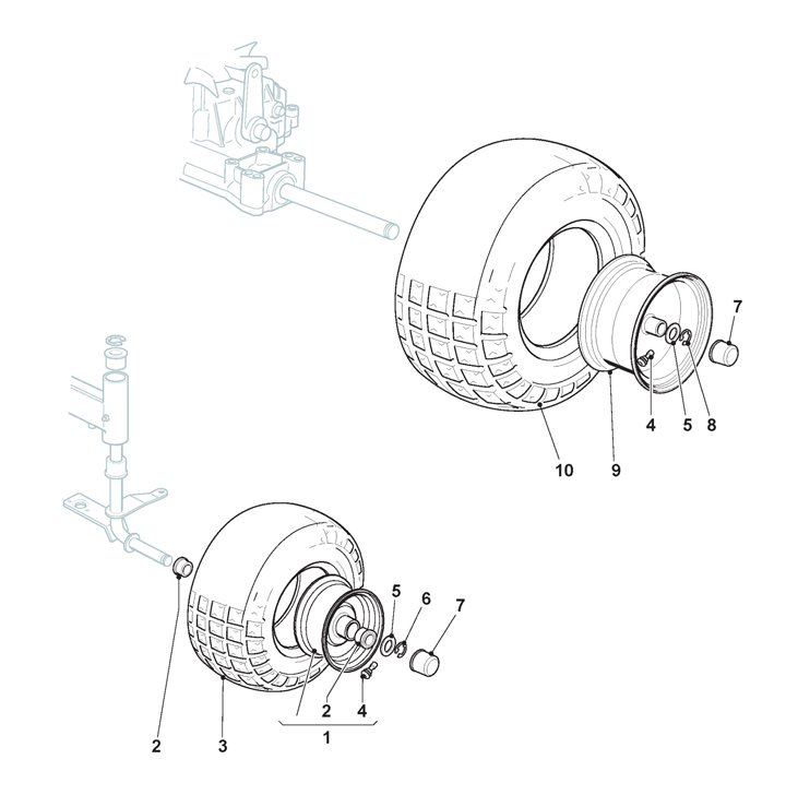 Stiga Estate 7102 HWSY 2T0980381/ST1P - Wheels