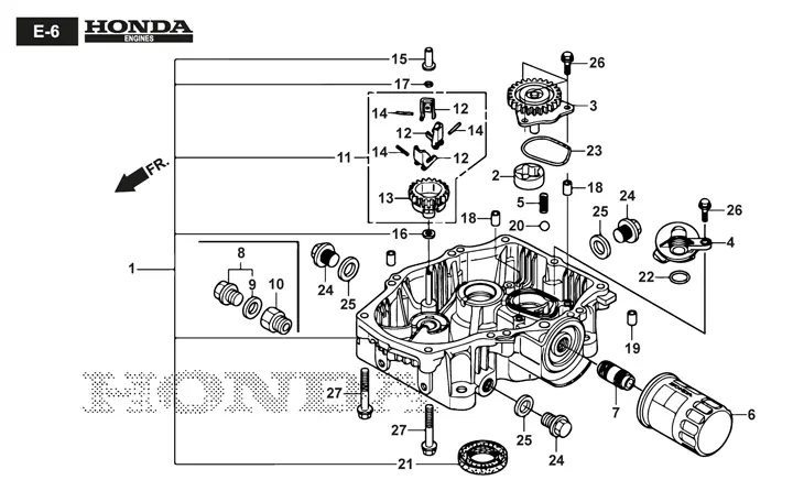Stiga Estate 7102 HWSY 2T0980381/ST1P - Oil Pan