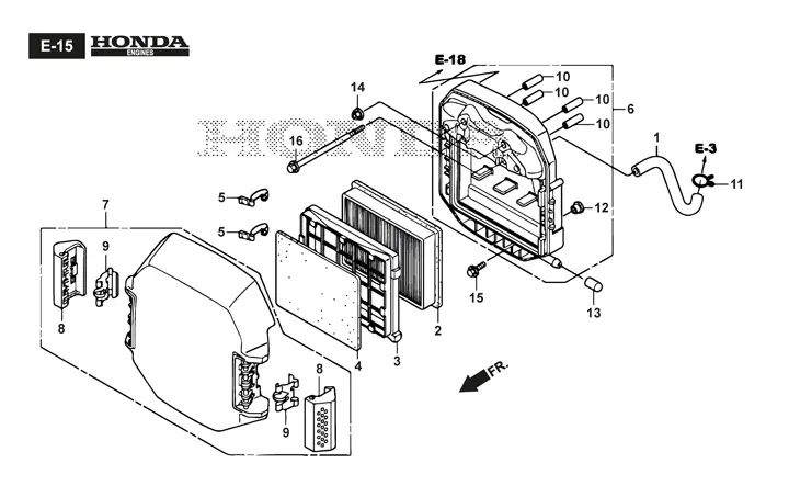 Stiga Estate 7102 HWSY 2T0980381/ST1P - Air Cleaner