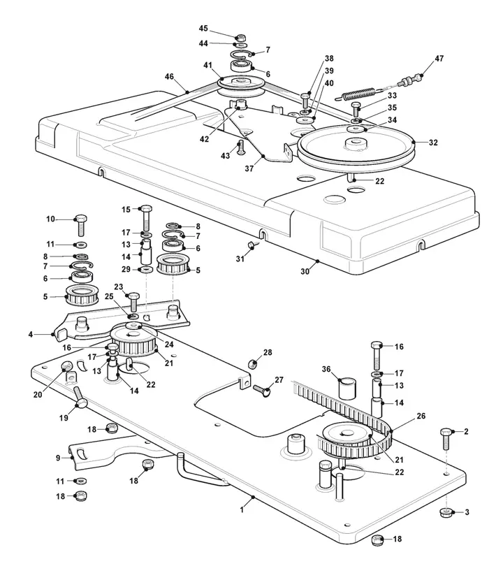 Stiga Estate Pro 9122 XWSY 2T1535381/ST1 – Blade Engagement | Lawn