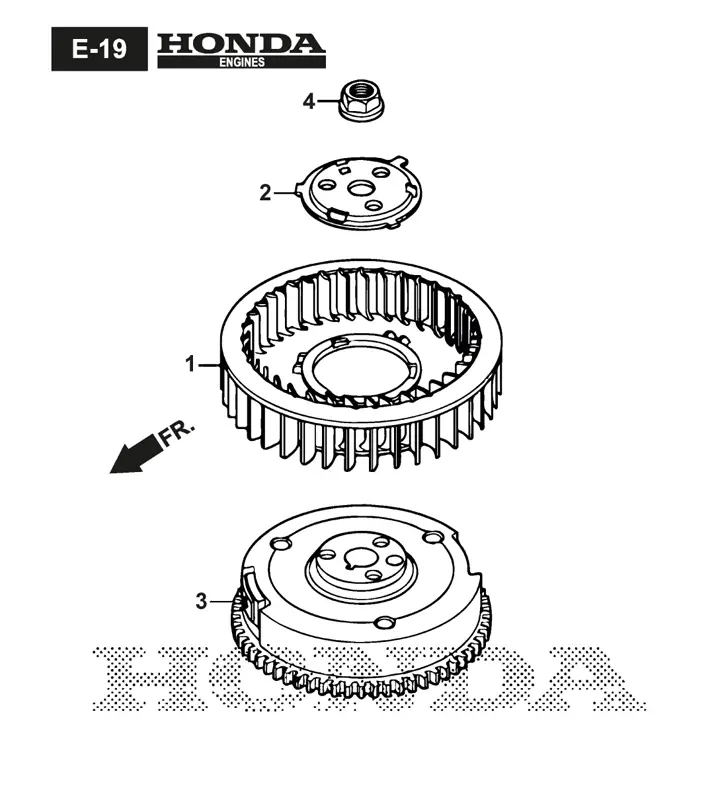 Stiga Estate Pro 9122 XWSY 2T1535381/ST1 - Flywheel
