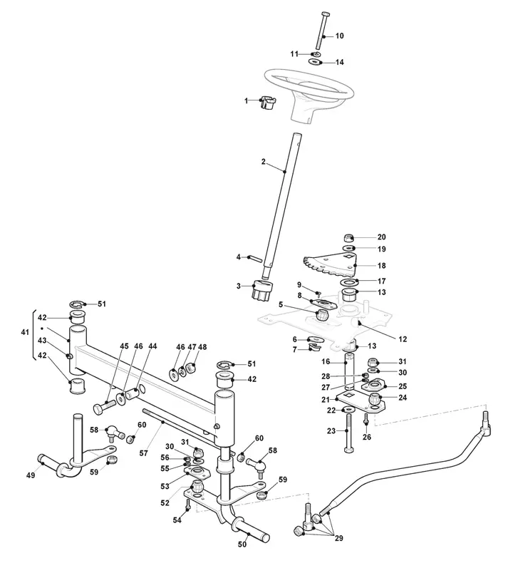 Stiga Estate 5102HW 2T1710381/ST1 - Steering