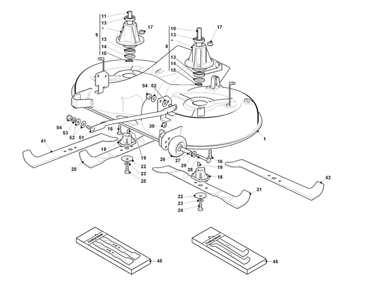 Stiga Estate 5102HW 2T1710381/ST1 - Cutting Plate