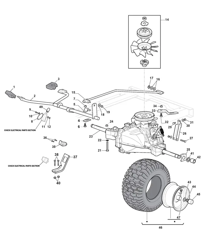 Stiga Estate 2084H (2021) - Transmission