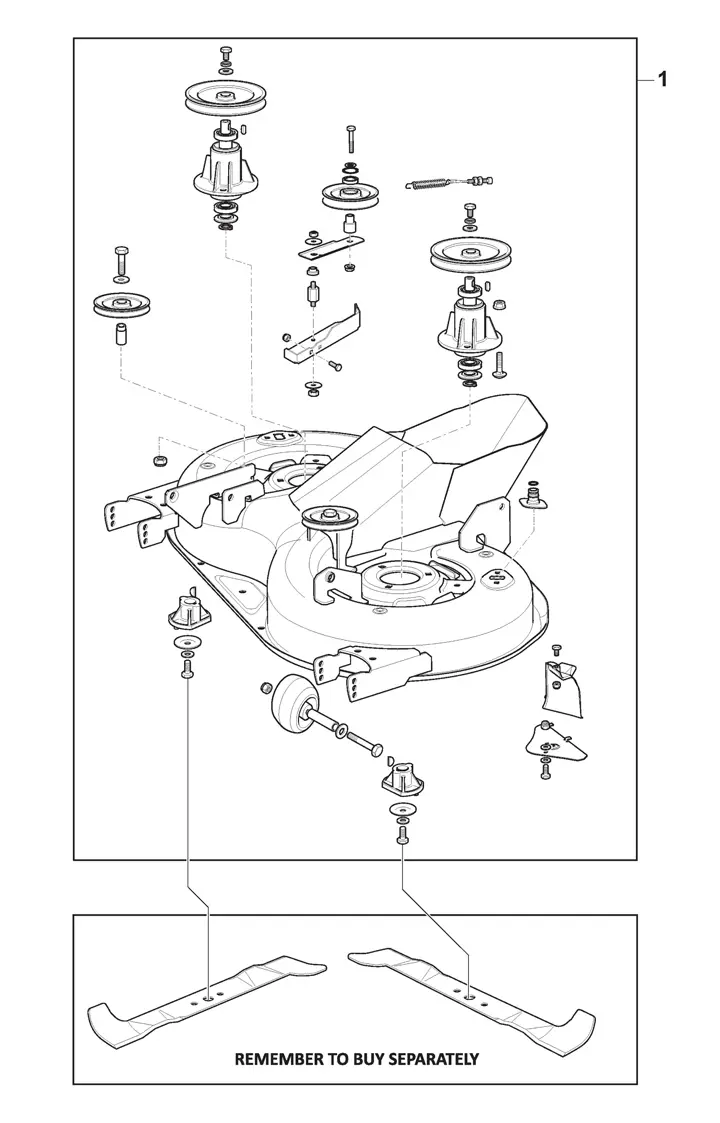 Stiga Estate 2084H (2021) - Cutter Deck Assy MP84