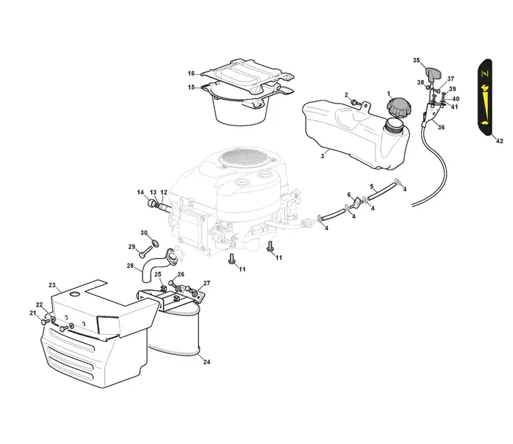 Stiga Estate 2084H (2021) - Engine