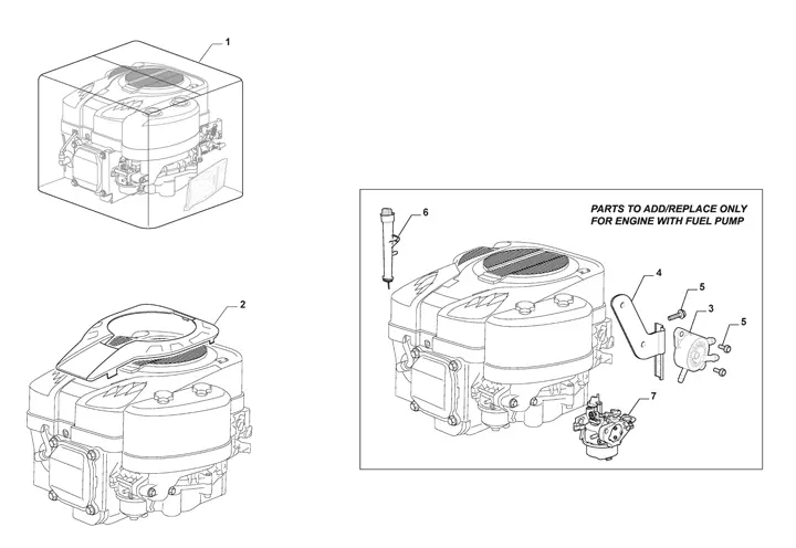 Stiga Estate 2084H (2021) - Engine - Fuel Pump