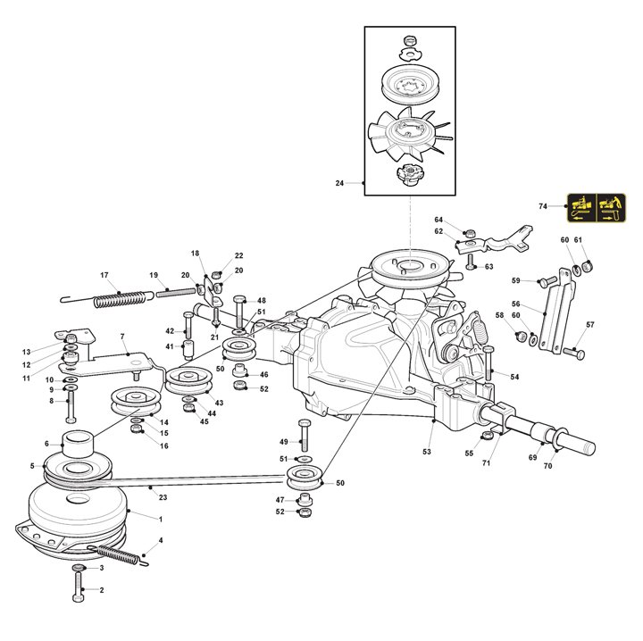 Stiga Estate 5092HW 2T0450481/ST1 - Hydrogear Transmission