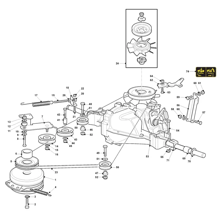 Stiga Estate 5092HW 2T0450481/ST1 - Hydrogear Transmission