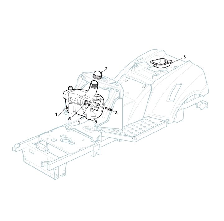 Stiga Estate 5092HW 2T0450481/ST1 - Fuel Tank