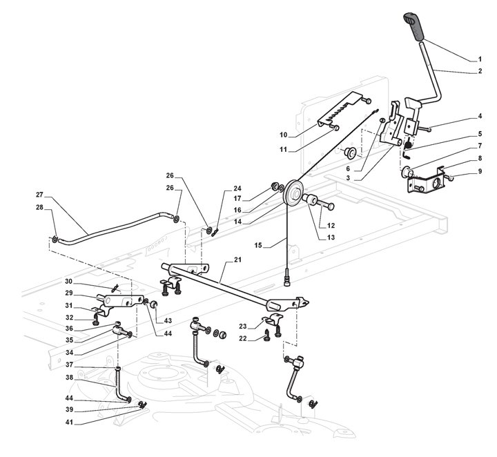 Stiga Tornado 2098 2T0510481/ST2 - Cutting Plate Lifting