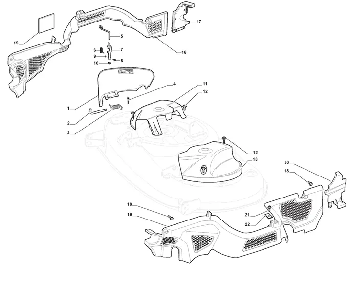 Stiga Tornado 2098 2T0510481/ST2 - Belt protection