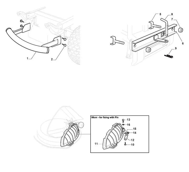 Stiga Tornado 2098 2T0510481/ST2 - Optional Extras