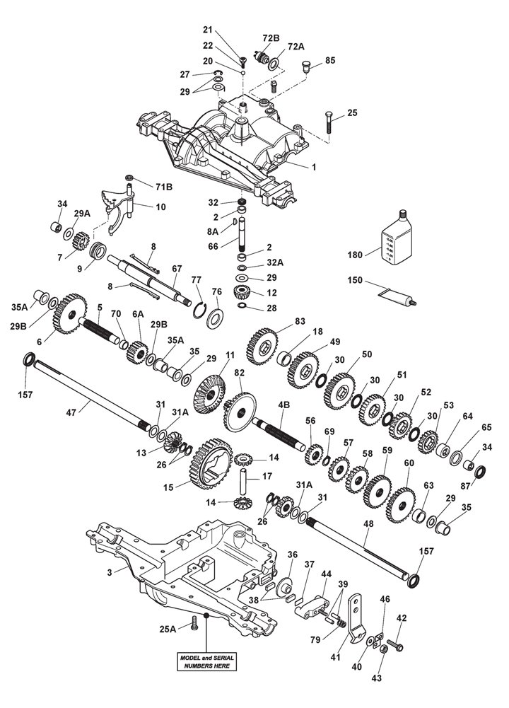 Stiga Tornado 2098 2T0510481/ST2 - Transmission