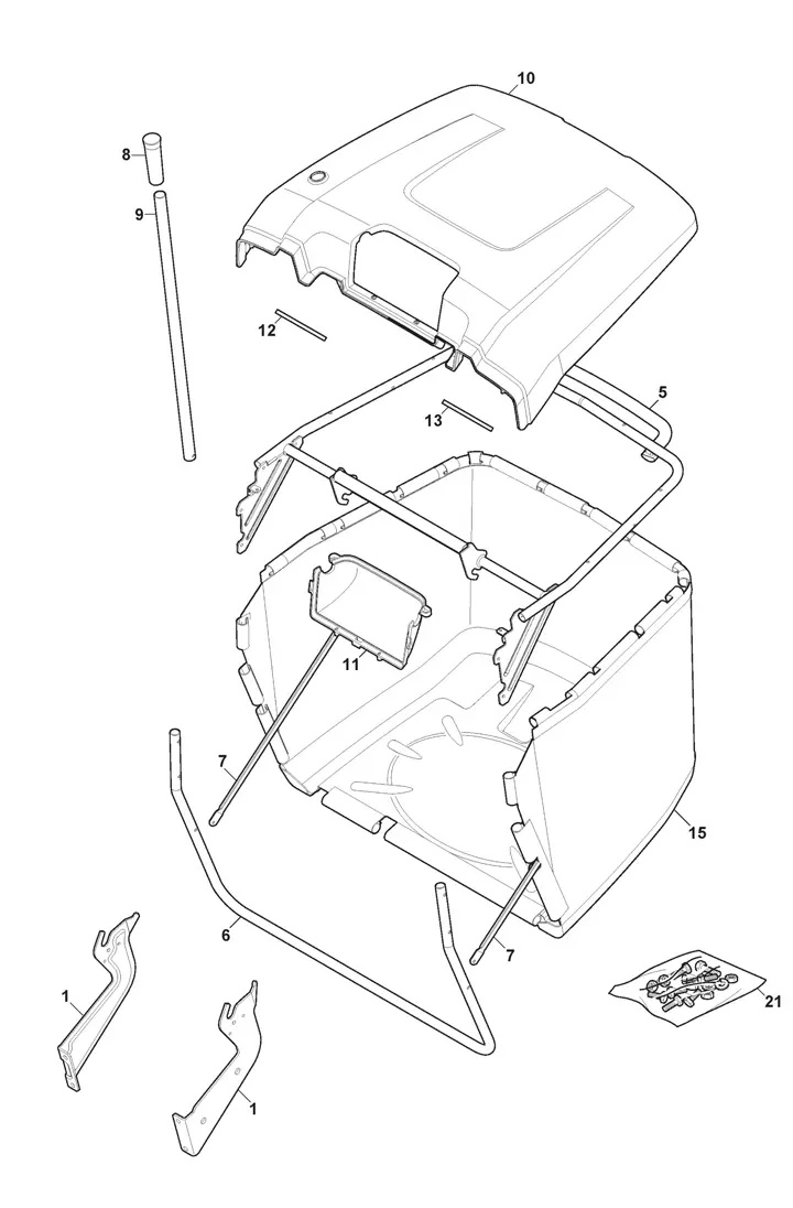 Stiga Estate 3084H 2T211028/14 - Grass Catcher