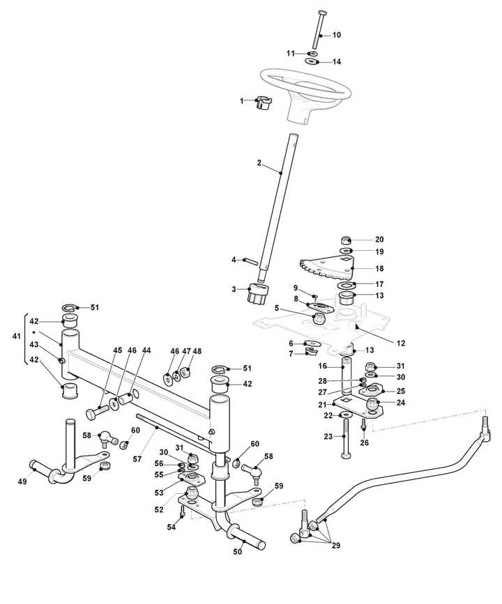 Stiga Estate 4092H 2T0430481/ST1 - Steering