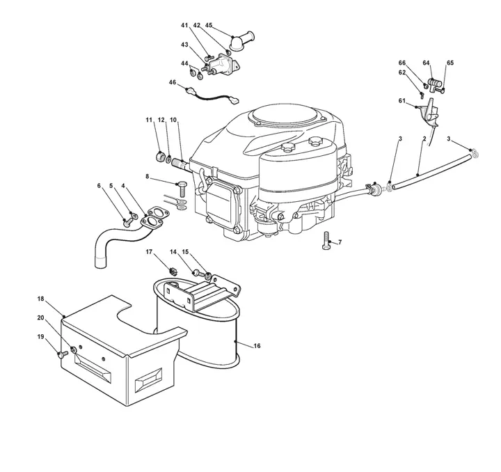 Stiga Estate 4092H 2T0430481/ST1 - Engine