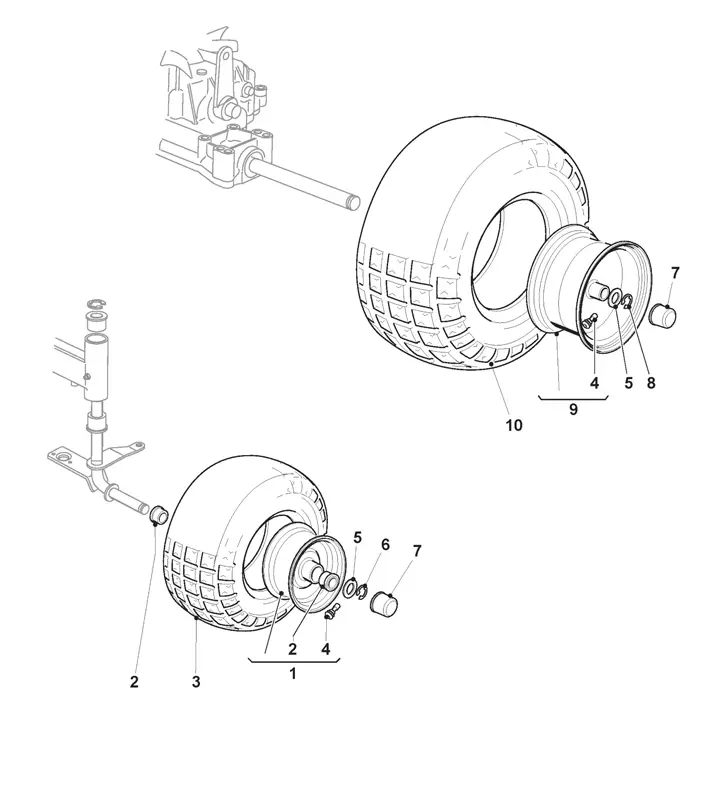 Stiga Estate 4092H 2T0430481/ST1 - Wheels