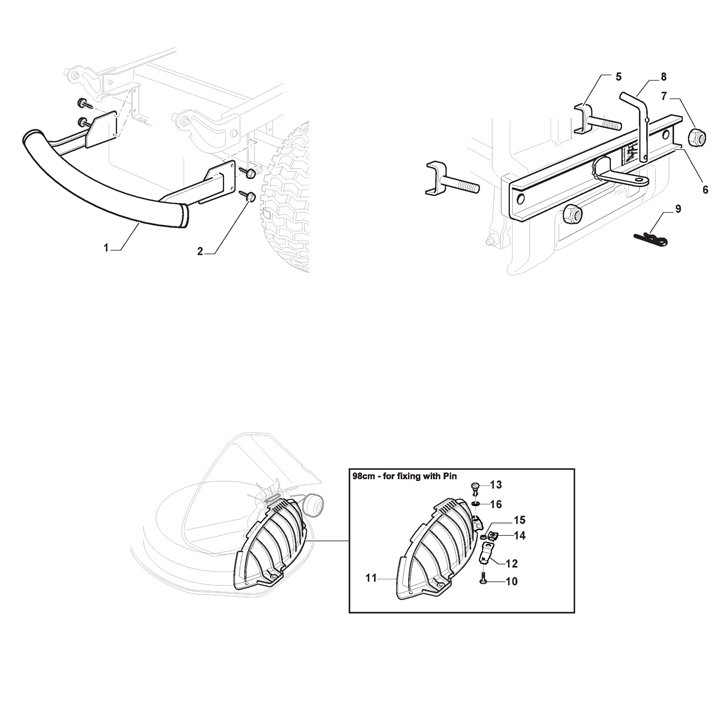 Stiga Tornado 2098H 2T0630481/ST1 - Optional Extras