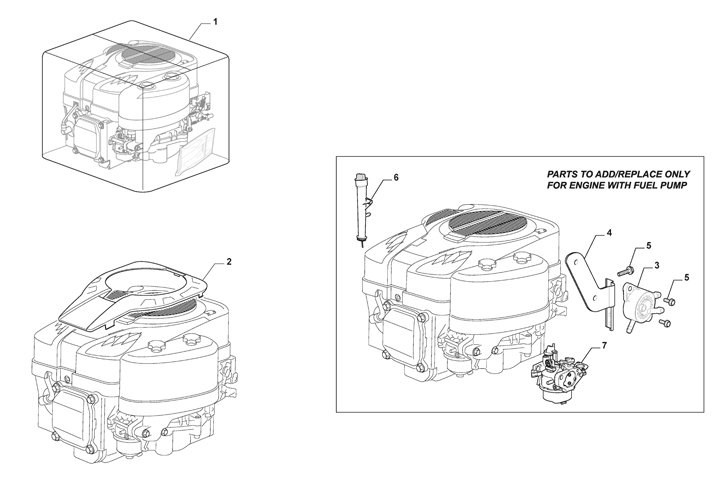 TORNADO 2098 H (2021) Stiga Tornado 2098H 2T0630481/ST1 - Fuel Pump