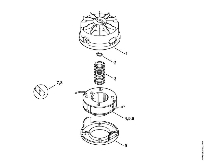 Stihl Strimmer Head - 2-2