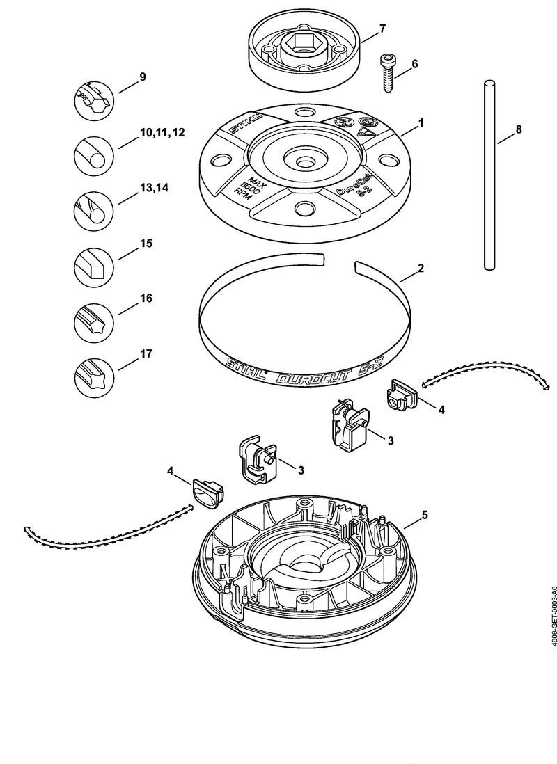 Stihl Strimmer Head - DuroCut 5 2