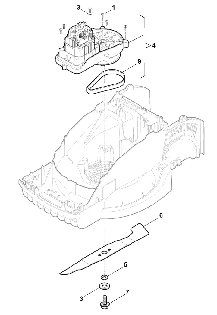 Stiga Combi 36E 294340068/S15 - Blade