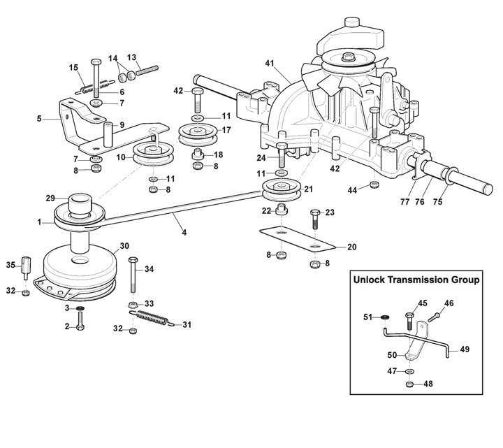 Stiga Tornado 7121HWSY 2T1945381/ST1 - Tuff Torq Transmission, Electromag Clutch