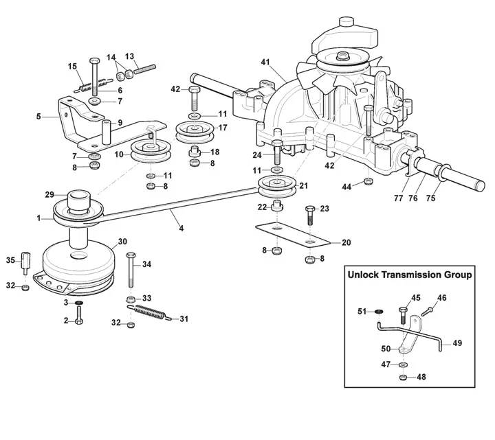 Stiga Tornado 7121HWSY 2T1945381/ST1 - Tuff Torq Transmission, Electromag Clutch
