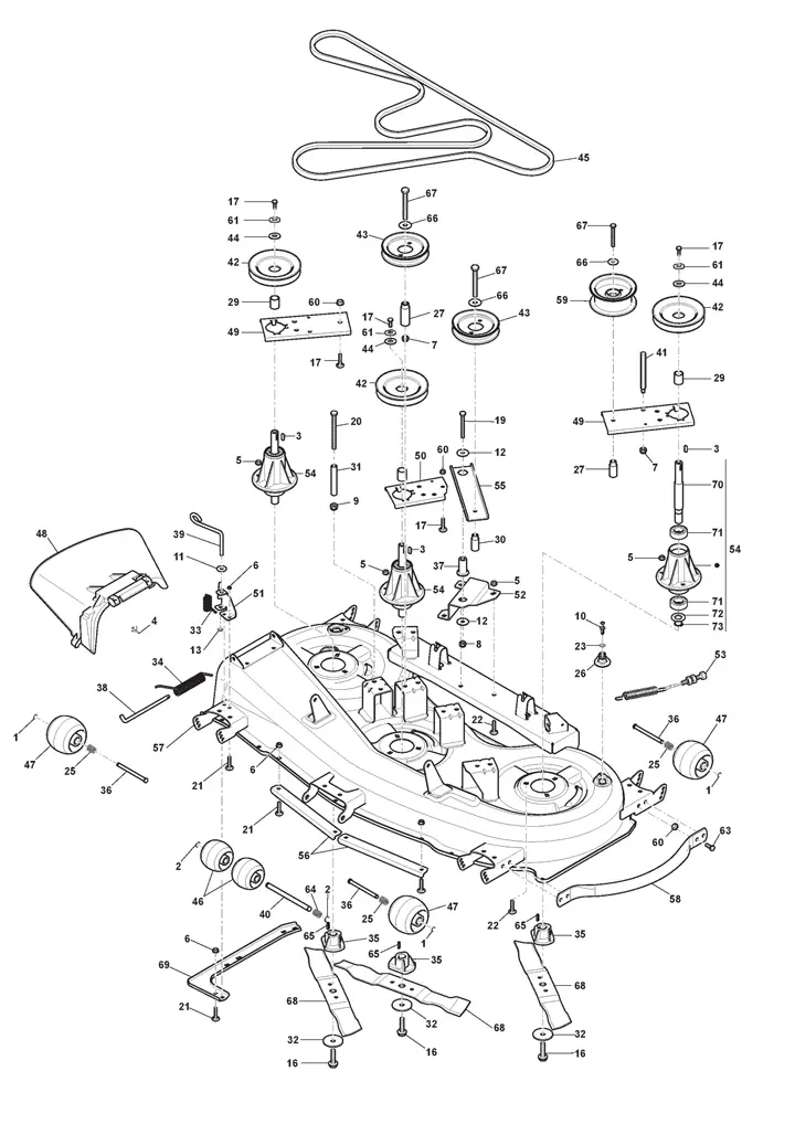 Stiga Tornado 7121HWSY 2T1945381/ST1 - Cutting Plate