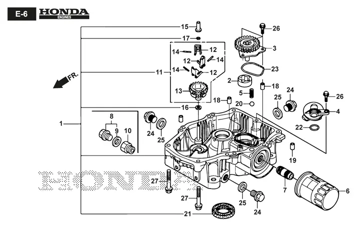 Stiga Tornado 7121HWSY 2T1945381/ST1 - Oil Pan