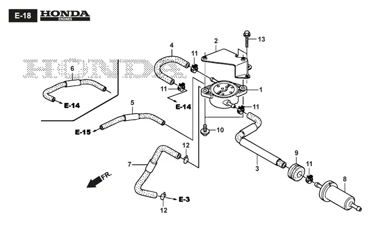Stiga Tornado 7121HWSY 2T1945381/ST1 - Fuel Pump