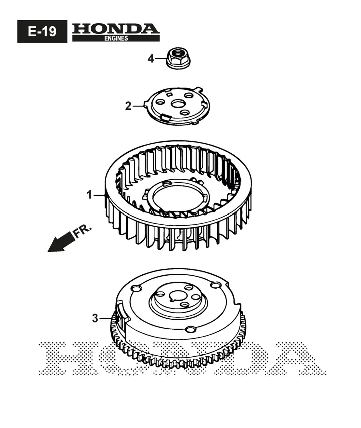 Stiga Tornado 7121HWSY 2T1945381/ST1 - Flywheel
