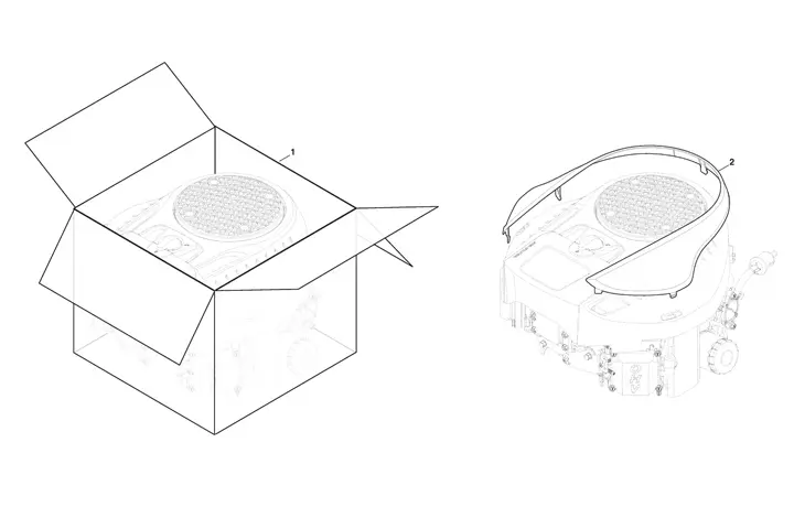 Stiga Tornado 6108HW 2T1845481/ST1 - Engine Cover