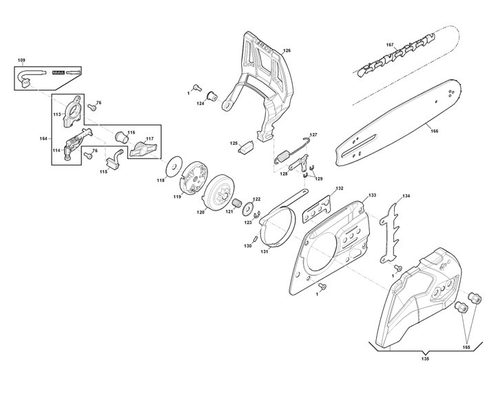Stiga SP386 240381402/S17 - Engine, Clutch