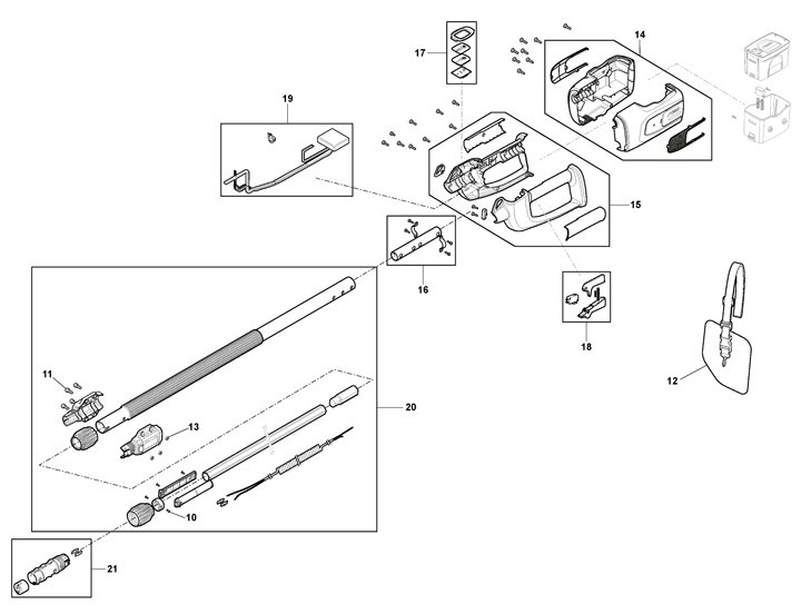 Stiga SPH700AE 277710038/ST1 -Body Work