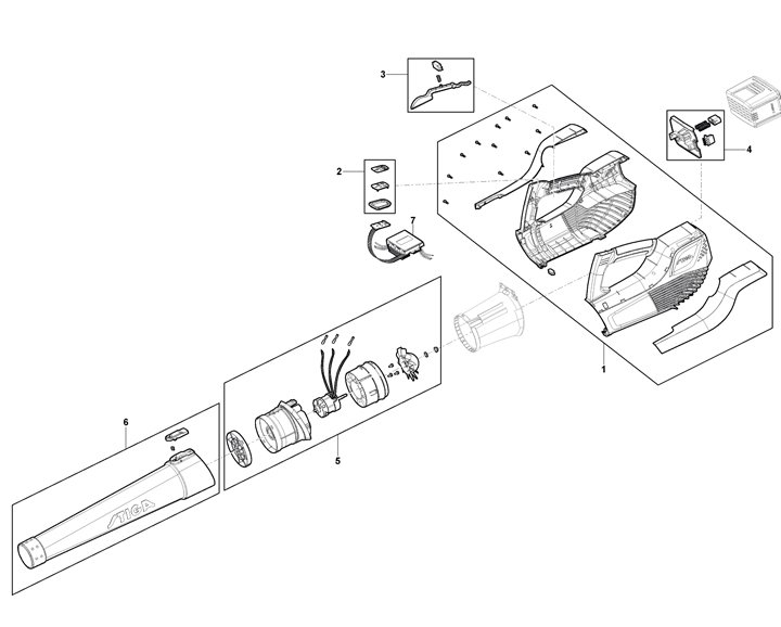 Stiga SAB500AE 2700008/ST1 - Main